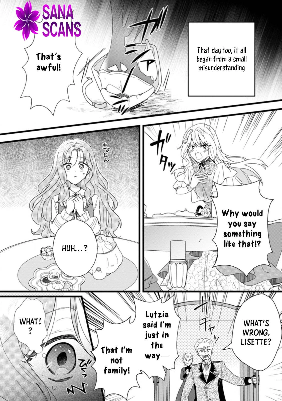 The Useless Noble Girl Blossoms into a Beloved Prodigy. Chapter 1 Page 4